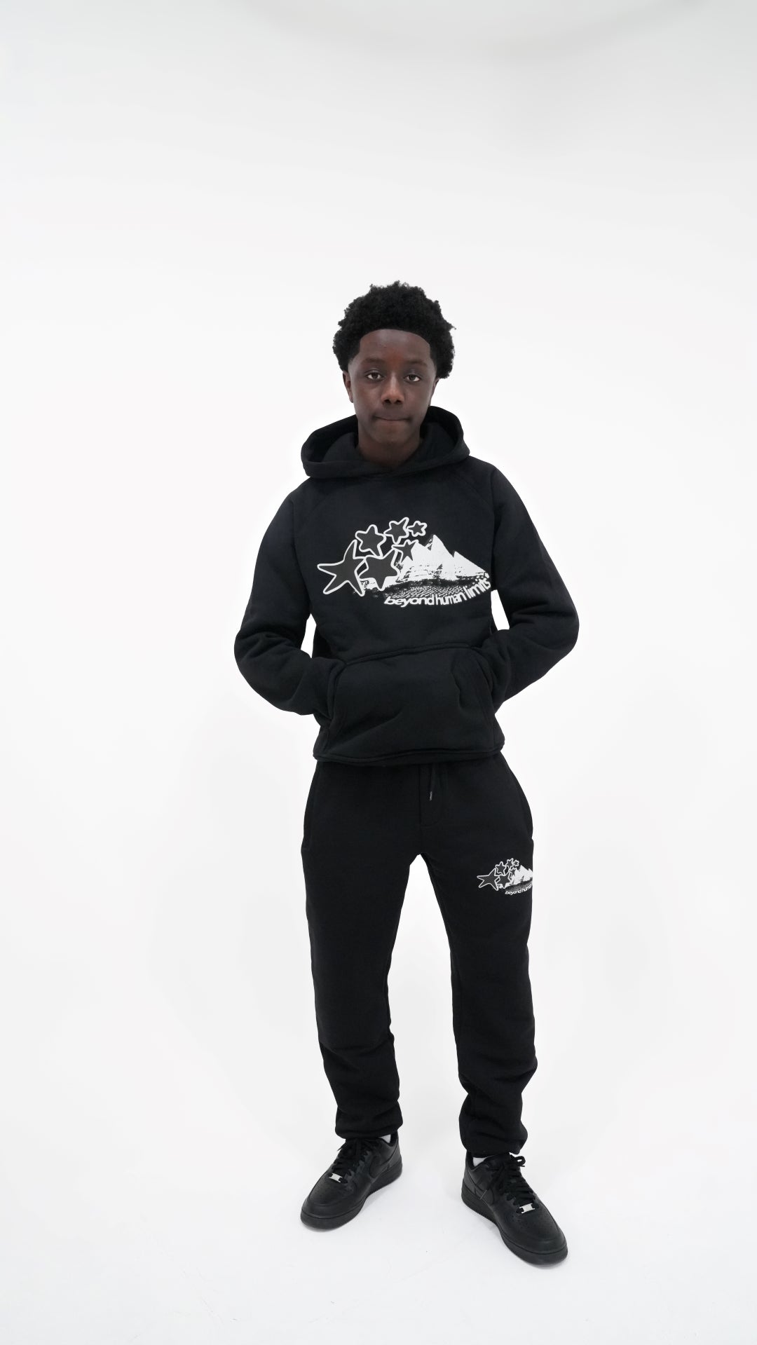 BEYOND HUMAN LIMITS TRACKSUIT - BLACK